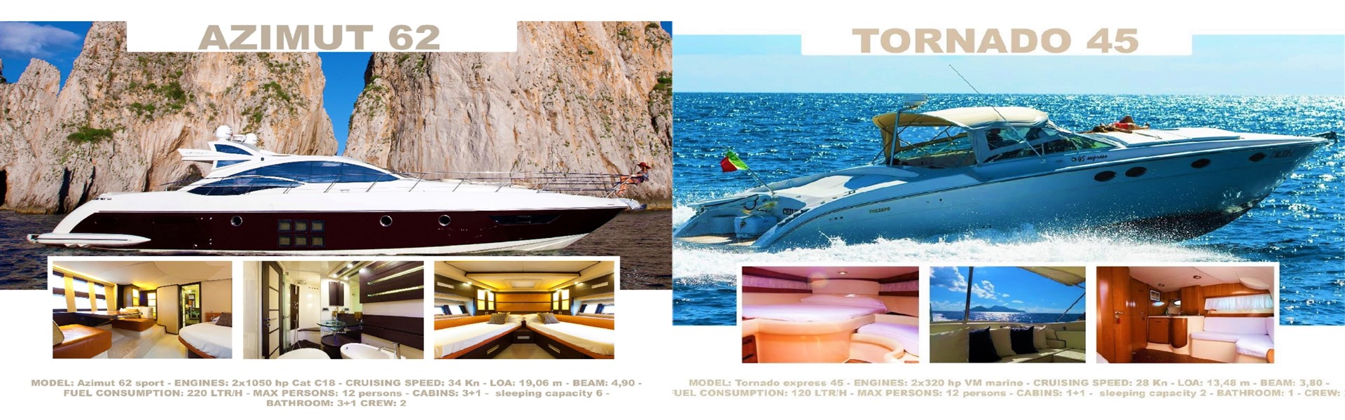 Private yacht tours in Massa Lubrense & Sorrento